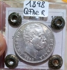 2 Lire 1898 QFDC Umberto I Sigillata In Asta OTTIMO ESEMPLARE Chiedi Per SCONTO 
