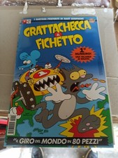 GRATTACHECCA E FICHETTO N. 1  IL GIRO DEL MONDO IN 80 PEZZI BONGO COMICS 1993