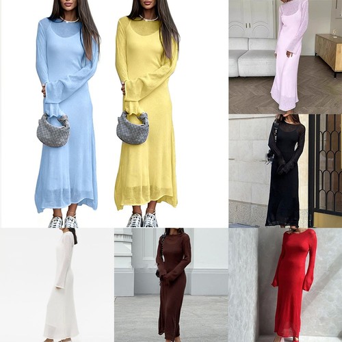 Abito donna maglia - in, scavato