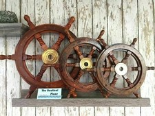 Ruota per nave in legno
