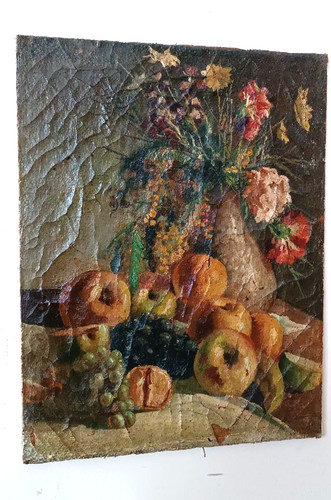 Dipinto olio tela del - su,