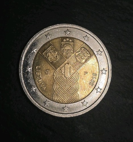 Moneta euro lituania 2018 - ​moneta,