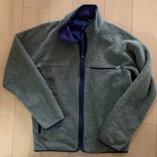 Cardigan anni 90 Patagonia Patagonia 95 Made in USA bambino retrò eucalipto L raro vin