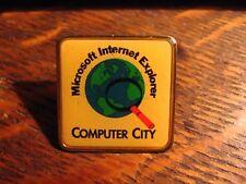 Computer City Lapel Pin -