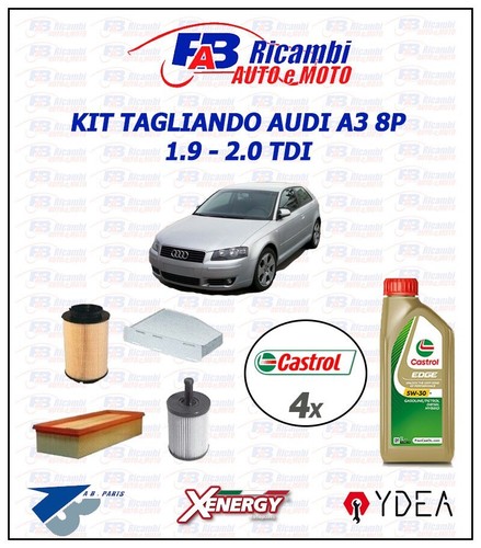 Kit tagliando audi 1 - audi, 8p