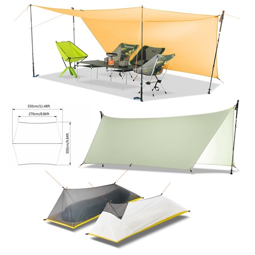 Sun shelter portatile - sun, doppio
