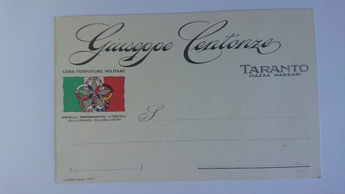 Cartolina pubblicitaria - cartolina,