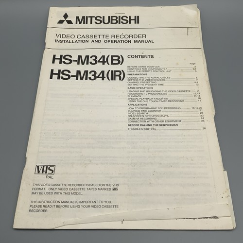 Videoregistratore mitsubishi - videoregistratore,