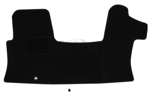 Tappetino nero pezzo - 1,