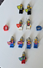 Raro lotto omini Lego castle 375 (1978) - 9 Omini ed accessori più due selle