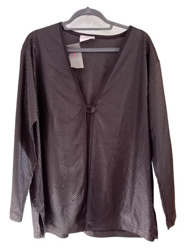 Cardigan donna nero pois - a,