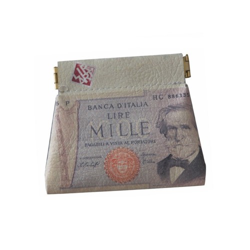 Portamonete ecopelle con - portamonete,