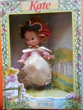 BAMBOLA FIBA KATE  (CUFFIETTA ARANCIONE)VINTAGE 22cm - 1979