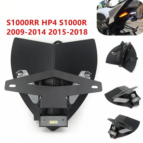 Telaio porta targa moto luce