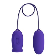 Ovetto vibrante e stimolatore del clitoride lingua in silicone doppio vibratore