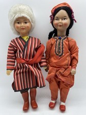 Coppia Bambole vintage in