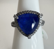 Anello Bomb Party Misura 8 - RG83191 "Into The Glow" - Zaffiro Crepuscolare su Ematite