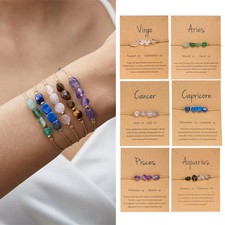 Bracciale pietra zodiaco - pietra,