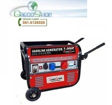 Generatore/Gruppo elettrogeno 2800W - 220/380V avviamento elettrico con ruote