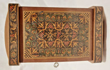 ANTICO PORTAGIOIE LEGNO INTARSIO A MOSAICO SORRENTINO - OGGETTO RARO-BEL REGALO