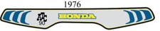 1976 ATC90 REAR FENDER EMBLEM