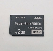 Sony Memory Stick Pro Duo 2 GB - scheda di memoria Mark2 - cellulare o PSP - Da privato