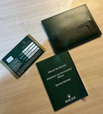 Autentica carta Rolex