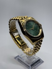 Seiko Mod Arabic Gold/Green