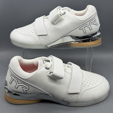 Scarpe da sollevamento pesi TYR Force Elite Carbon da uomo 11 donna 12,5 bianche