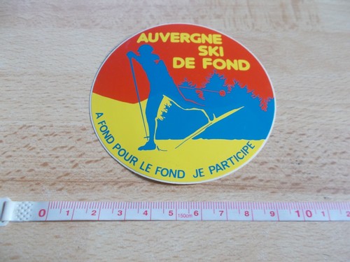 Adesivo auvergne sci fondo - auvergne,
