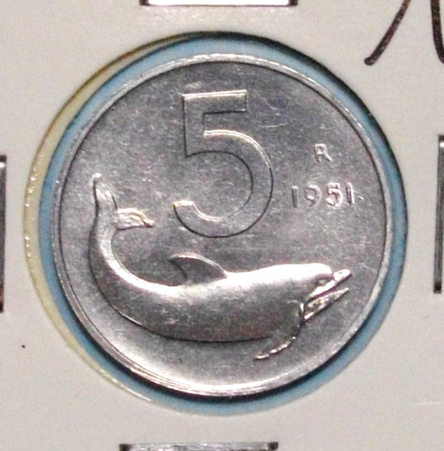 5lire 1951 1998 fdc entra - 5lire,