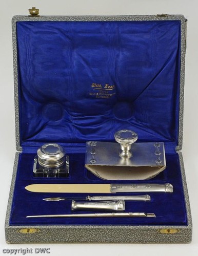 Set scrivania argento - , timbro