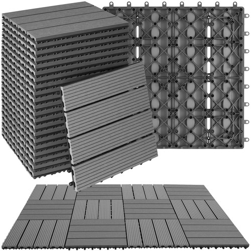 Tectake set 22 piastrelle - tectake®,