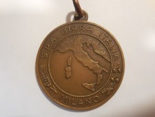 medaglia 50 anni fondazione birra Italia Milano 1956