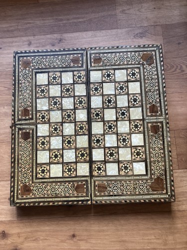 Scacchiera vintage backgammon