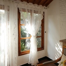 Tenda trasparente in pizzo