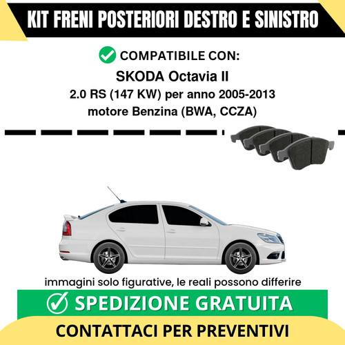Pastiglie freno posteriori - pastiglie,