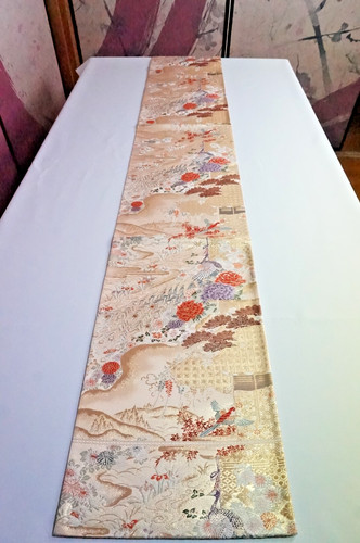 Broccato oro seta fukuro - seta,