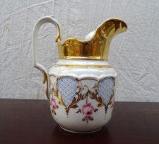 Brocca in ceramica dipinta fine 1800 Napoleone III francese