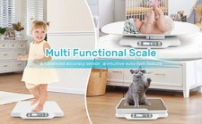 Bilancia Digitale multifunzione Bambini Neonati adulti animali bebé gatto gatti