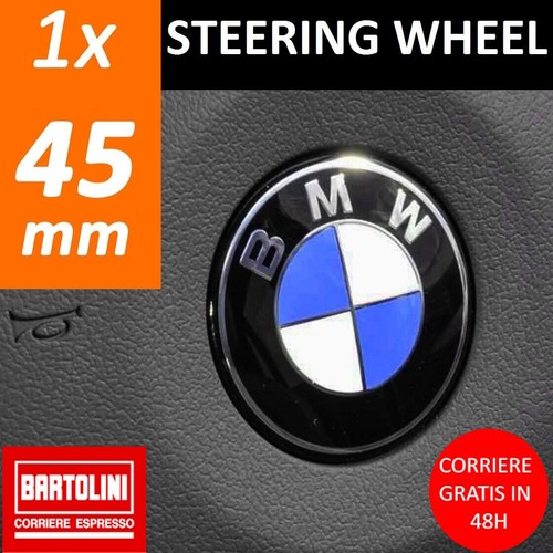 Logo emblema volante bmw 45mm - emblema,