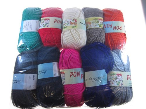 Gomitoli 100 acrilico colori - gomitoli, 100%