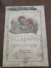 Sillabario E Prime Letture Libro Di Testo Per La Prima Classe Elementare...