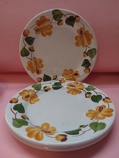 RICHARD GINORI MONDOVÌ FIORI GIALLI PIATTI PIANI PAOLA GIÓ PONTI VINTAGE