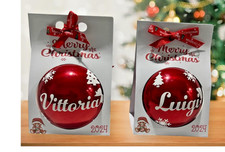 Pallina natale cm - 10,