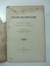 La questione dell'orientalismo