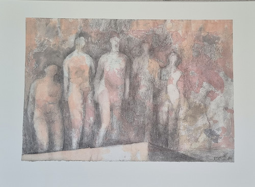 Henry moore standing nudes - moore, "standing