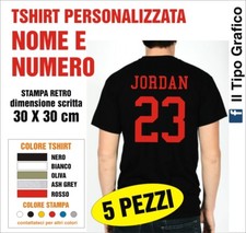 T Shirt NOME E NUMERO STOCK 5