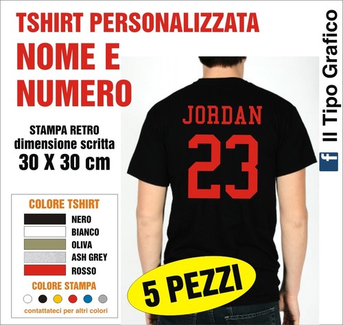 Shirt nome numero - stock, 5