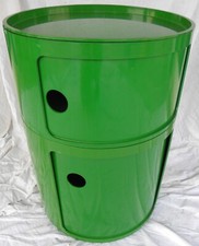 Comodino KARTELL – designer Anna CASTELLI h cm 60 diametro 42 VERDE non ARTEMIDE